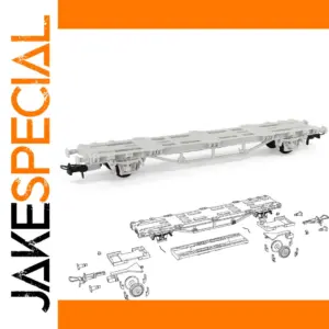 HO Scale Flat Car Evemodel Model C8761JJ