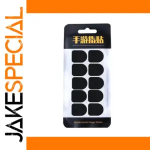 Carbon Fiber Mobile Gaming Finger Stickers Set