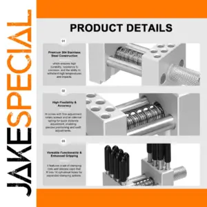 Stainless Steel Crafting Fixture with Adjustable Clamps