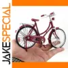 Vintage Red Alloy Miniature Bicycle Collectible