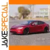 Vibrant Red 1:18 Scale Model S Alloy Car