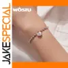 Sterling Silver Heart Lock Bracelet 17cm/19cm