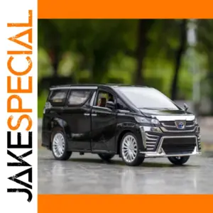 1:32 Scale Black Vellfire MPV Diecast Model