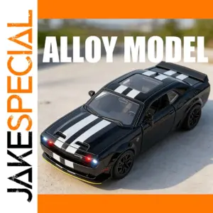 1:32 Scale Diecast Supercar Model with Lights