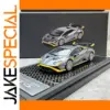 Silver Lamborghini Huracan STO 1:64 Scale Model