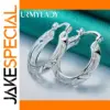 Sterling Silver Dragon Hoop Earrings for Women