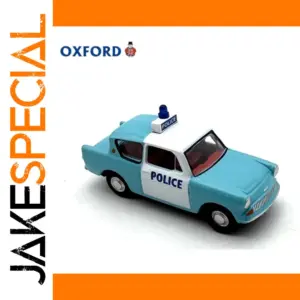 Oxford Diecast Police Sedan 1:76 Scale Model