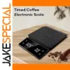 Black Digital Coffee Scale with Timer