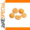Simulated Cookie Resin Brooches Set