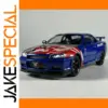 Vibrant Blue Nissan GTR R34 Diecast Model