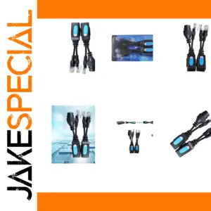 RJ45 Ethernet Cable Combiner & POE Splitter Set
