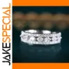 Elegant 5.5mm Silver Wedding Ring for Women