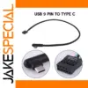 High-Speed USB 9Pin to Type-C Adapter Cable