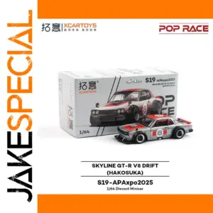 1/64 Scale Nissan Skyline GT-R V8 Drift Model