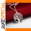 Sterling Silver Tree Pendant Necklace for Women