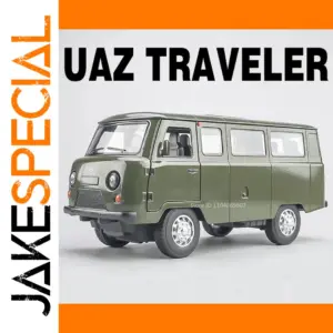 Diecast UAZ Traveler Van Model 1:18 Scale