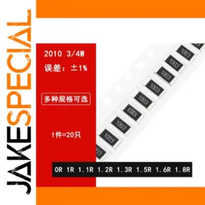 2010 SMD Resistor Set 20 Values 0Ω-1.8Ω