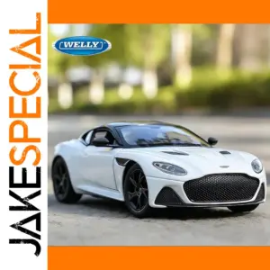 White Diecast Aston Martin DBS Superleggera 1:24 Scale