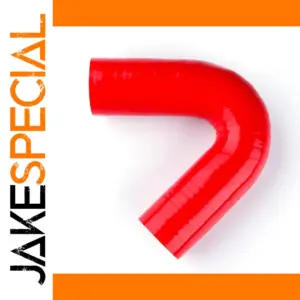 135-Degree Red Silicone Engine Hose 3 in (76mm)