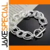 925 Sterling Silver Double Twist Chain Bracelet
