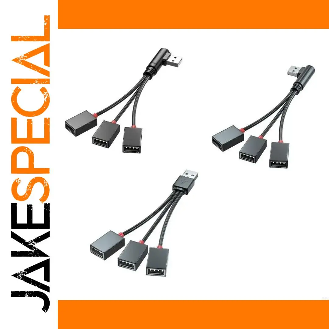 3-in-1 USB Power Splitter Cable for Computers 1 3-in-1 USB Power Splitter Cable for Computers