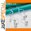 Elegant Sterling Silver Drop Earrings for Women