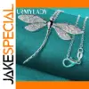 Sterling Silver Dragonfly Necklace for Women