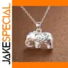 Sterling Silver Elephant Necklace for Women