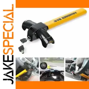 Heavy-Duty Steering Wheel Lock with High Visibility