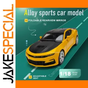 Yellow Camaro Model Car 1:18 Scale