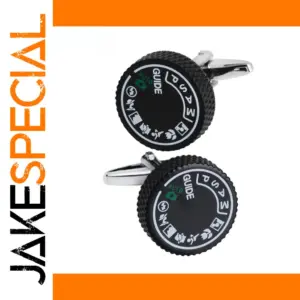 DSLR Mode Dial Cufflinks for Men