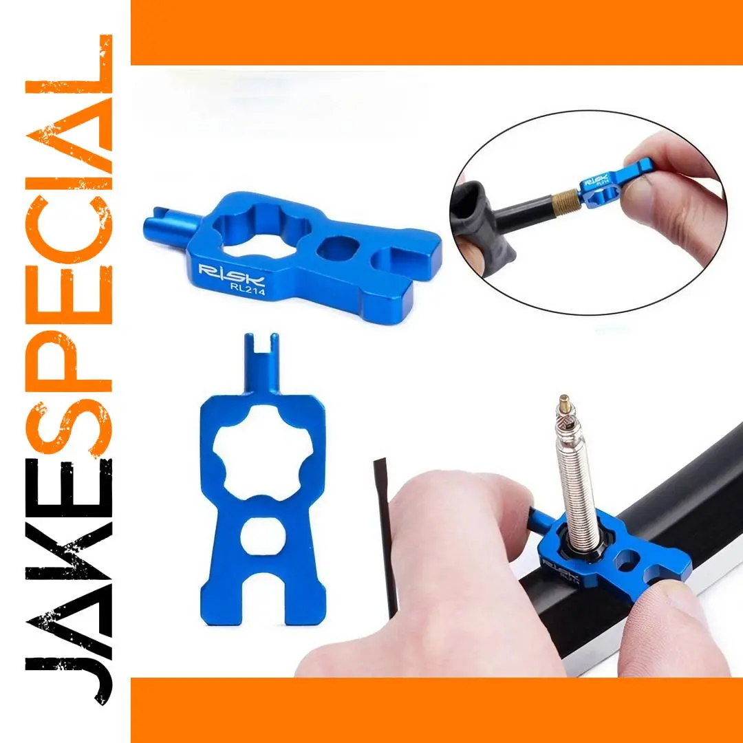 Blue Bike Valve Repair Tool for MTB & Road Bikes 1 Blue Bike Valve Repair Tool for MTB & Road Bikes