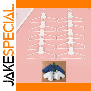 Mini White Doll Hangers for 1/6 Scale Dolls