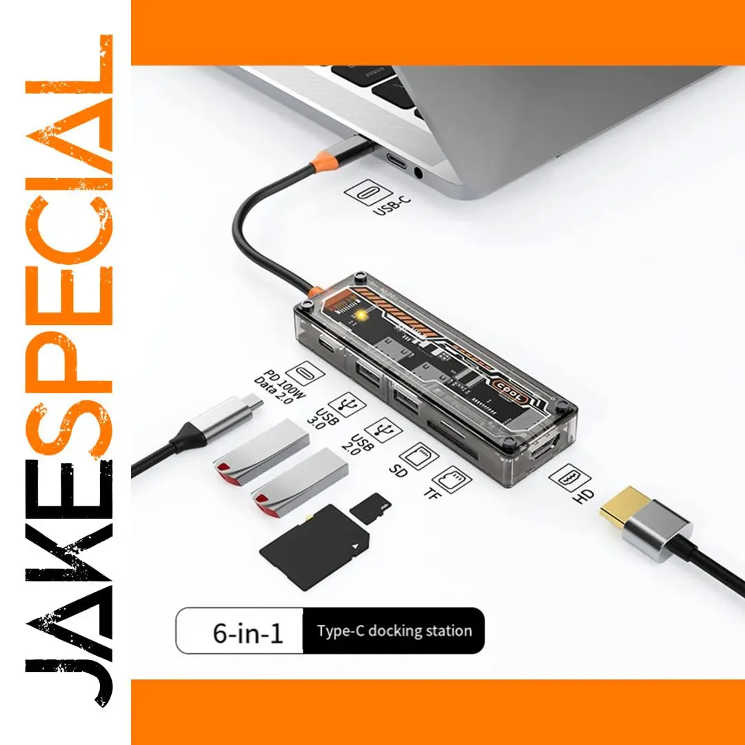 USB C Docking Station with 6 USB 3.0 Ports 1 USB C Docking Station with 6 USB 3.0 Ports