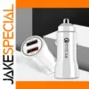 33W Dual USB Car Charger with Quick Charge 3.0