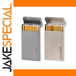 Titanium Cigarette Case 109x58x13mm, 45g