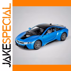 Blue BMW I8 Super Sport Diecast Model 1:32 Scale