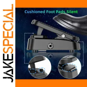 Black Volume and Expression Pedal for Guitar and Bass