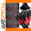 Professional Car Detailing Brush Set with Red Accents