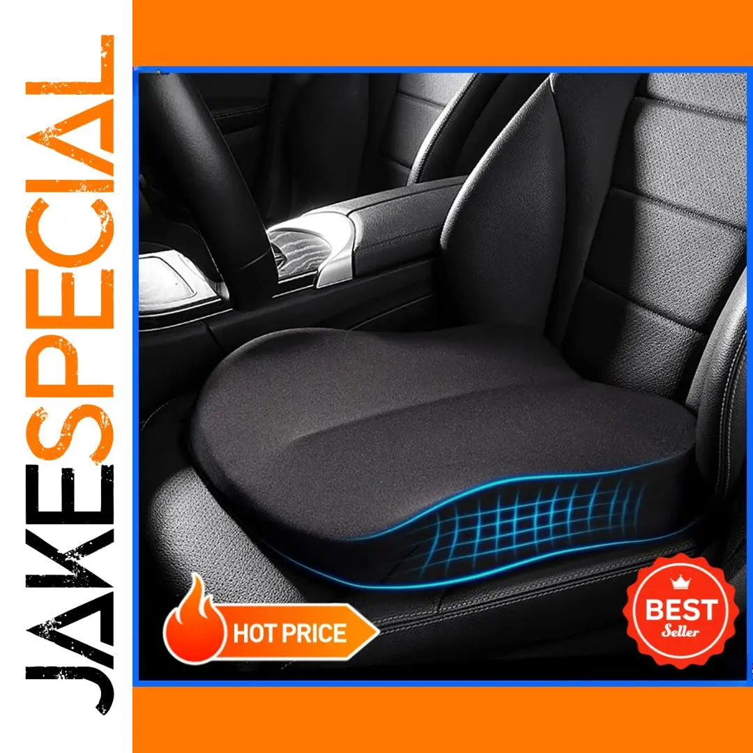 Black Memory Foam Support Cushion for Vehicles 1 Black Memory Foam Support Cushion for Vehicles
