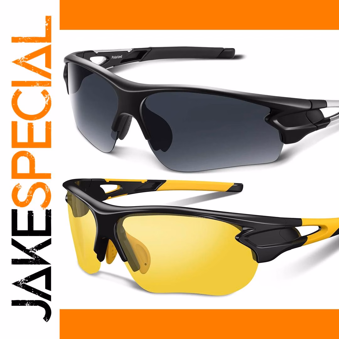Unisex Outdoor Sports Glasses with HD Lenses 1 Unisex Outdoor Sports Glasses with HD Lenses