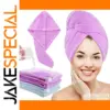 Microfiber Hair Towel Wrap in Pastel Colors