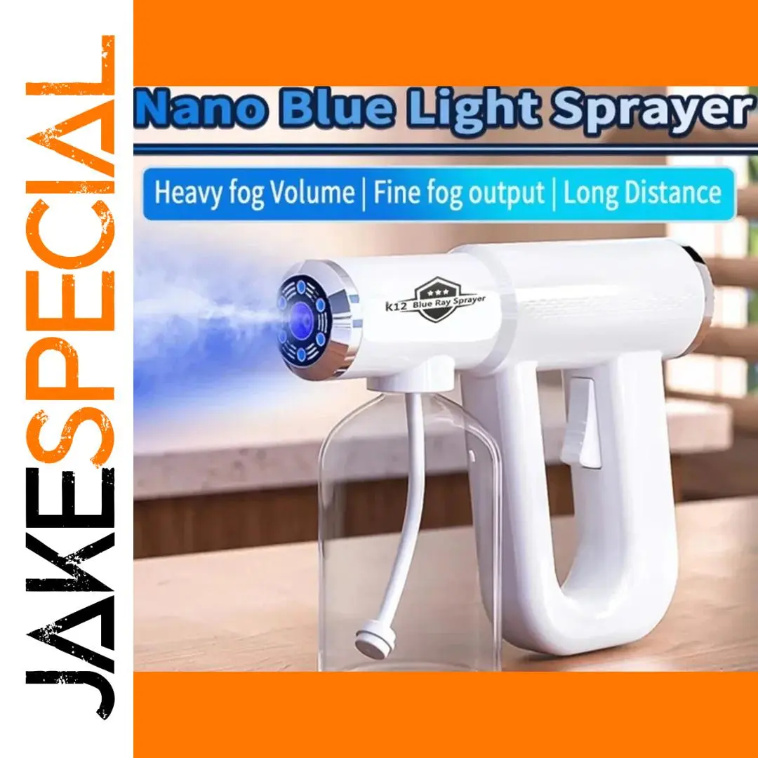 Blue Light Wireless Nano Steam Sprayer for Grooming 1 Blue Light Wireless Nano Steam Sprayer for Grooming