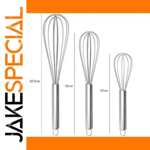 Stainless Steel Egg Whisk 8/10/12-Inch
