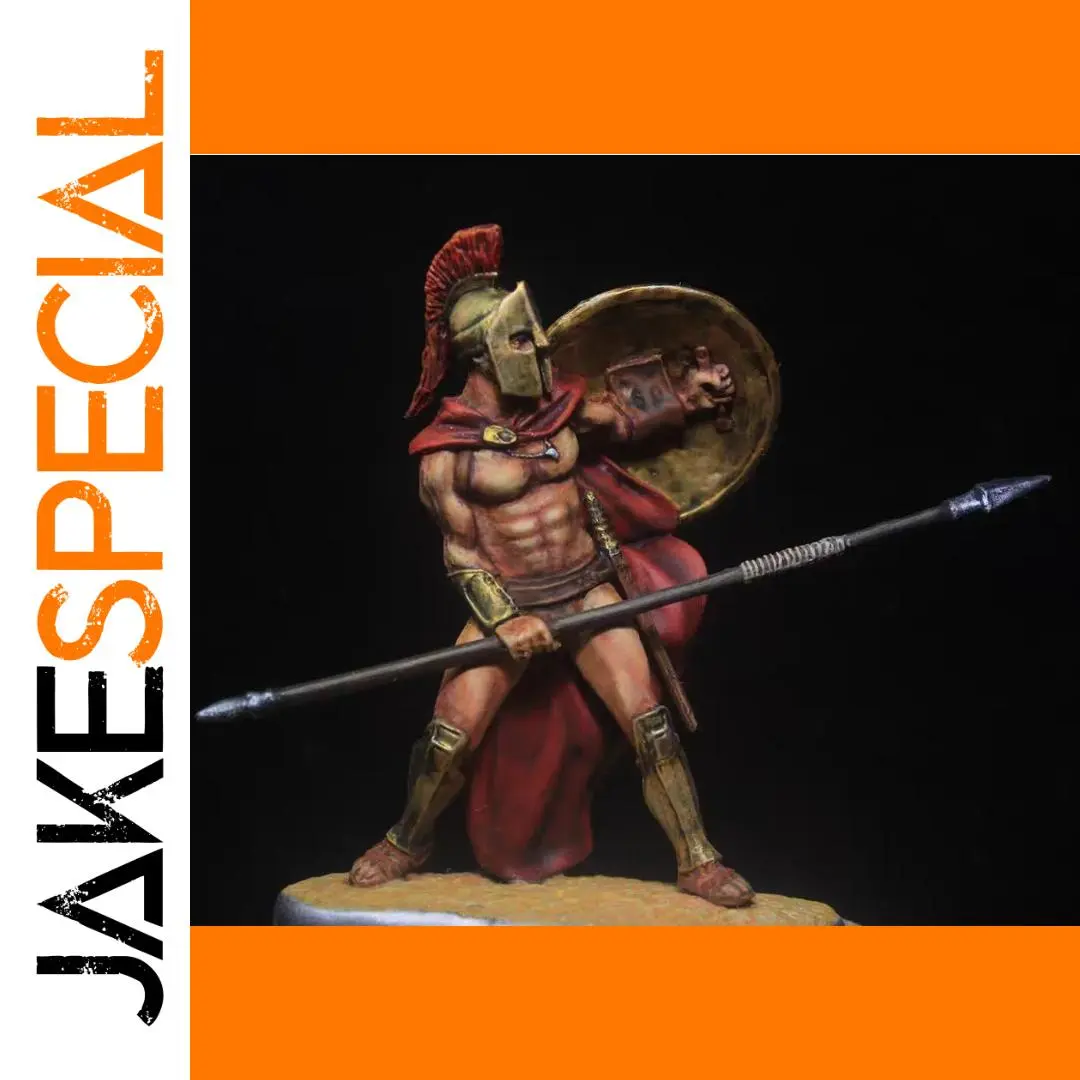 Spartan King Leonidas Tin Figurine 60mm 1 Spartan King Leonidas Tin Figurine 60mm