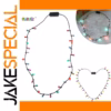 Vibrant 16.5-Inch LED Necklace with 8 Bulbs