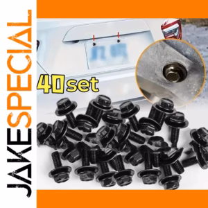 Black Automotive Fastener Pack for Cars and Trucks