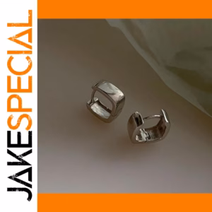 Square Hoop Earrings for Women 72mm x 45mm