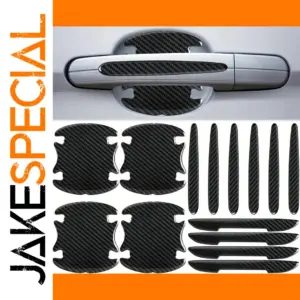 Carbon Fiber Car Handle Protector Set