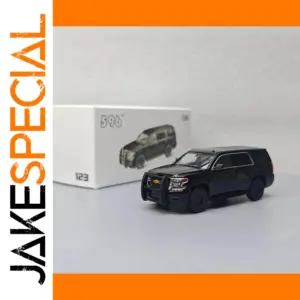 Black Police SUV Diecast Model 1:64 Scale